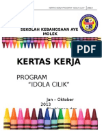 Kertas Kerja Program Tokoh Budiman 2013