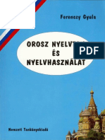 Ferenczy Gyula Orosz Nyelvtan Es Nyelvhasznalat PDF