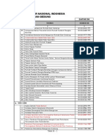 Tabel H 2 Daftar Sni Bidang Bangunan Gedung (Lanjutan)