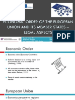 Economic Order of The Eu and Member States - Legal Aspects - Dvuletic
