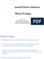 Experimental Stress Analysis Moire Fringes: Mechanical Engineering Amrita Vishwavidyapeetham