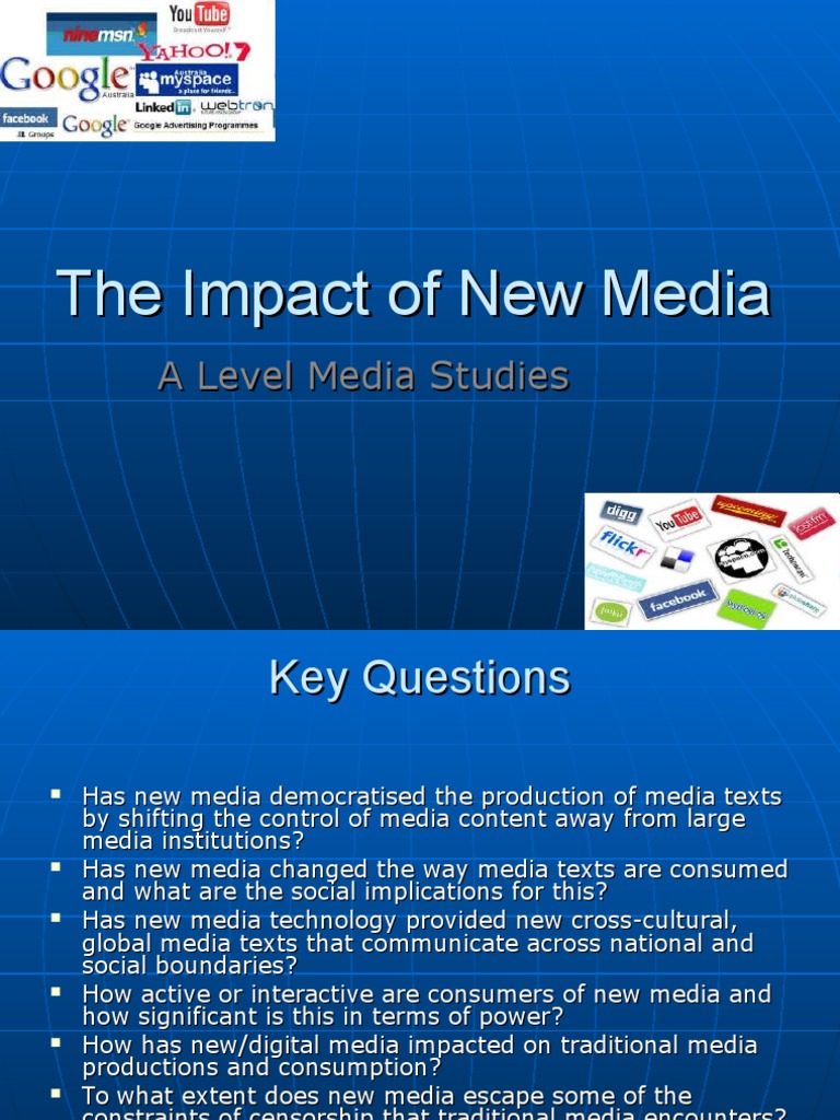 Effects of New Media on Society | PDF | New Media | Mass Media