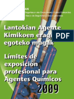 Límites de exposición profesional a agentes quimicos 2009