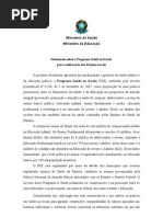 Ministério Da Saúde Ministério Da Educação