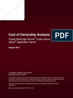 Cost of Ownership Analysis Oracle WS vs JBoss