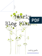 Blog Plan Yearly: Created by Jolanthe