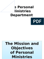 The Mission and Objectives of PM