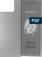 BLANCHOT, Maurice. Pena de Morte