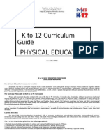 K to 12 PE Curriculum Guide