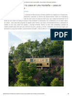Ideas para Construir Tu Casa en Una Montaña - Casa en Ladera en Barcelona - Arkihome PDF
