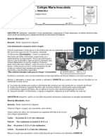 Lista de Exercícios 8 Ano 1