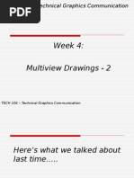 Week 4: Multiview Drawings - 2