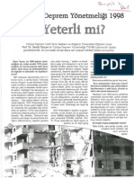 1998 Deprem Yonetmeligi Makalesi Degerlendirme1