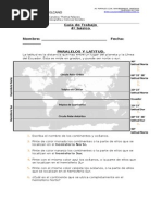4º Básico. Guía Paralelos y Meridianos