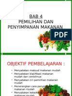 Bab 4 Pemilihan Dan Penyimpanan Makanan