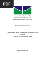 A Problemática Racial Na Política de Assistência Social No Brasil o Desafio Da Especificidade Negra