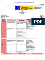 Fichas Internacionales de Seguridad Química