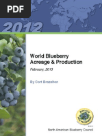 World Blueberry Acreage and Production 2013