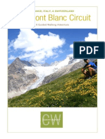 France Italy Switzerland The Mont Blanc Circuit Itinerary 2015 - 1