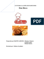 Manual HACCP - Don RICCO. Panetón - Rev