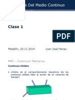 Unidad 3 Clase 1 mecánica medio continuo