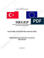 Mikroişlemciler - MEGEP Mikrodenetleyici Ile Analog İşemler