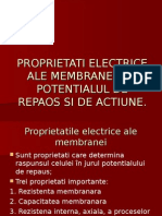5-Proprietati Electrice Ale Membraanelor