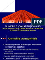 Anomalii Cromozomiale Numerice