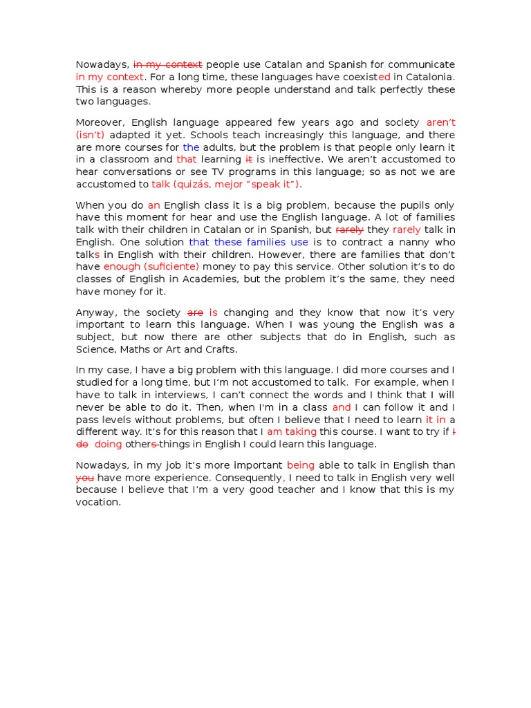 First Task Revised | PDF | Language Arts & Discipline | Wellness
