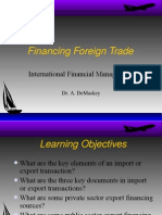 Foreign Trade Financing - ST