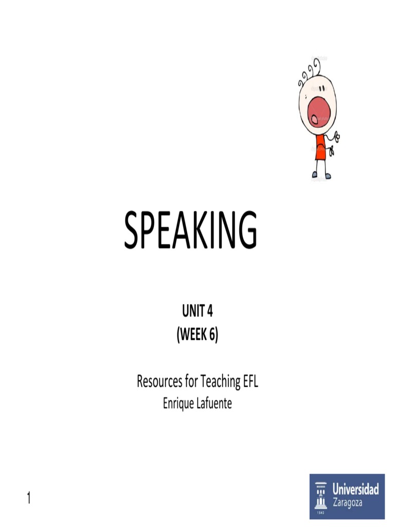 Speaking Lecture PDF Second Language Oxford University Press
