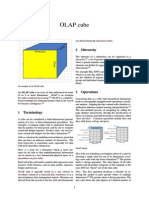 OLAP Cube: 2 Hierarchy