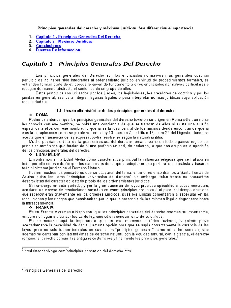 Principios y Máximas del Derecho | PDF | Legislación | Ley romana