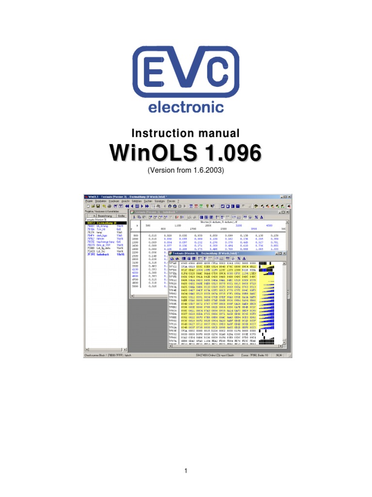 Winols Manual PDF | PDF | Cursor (User Interface) | Computer File