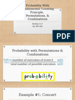 Probability With Fundamental Counting Principle