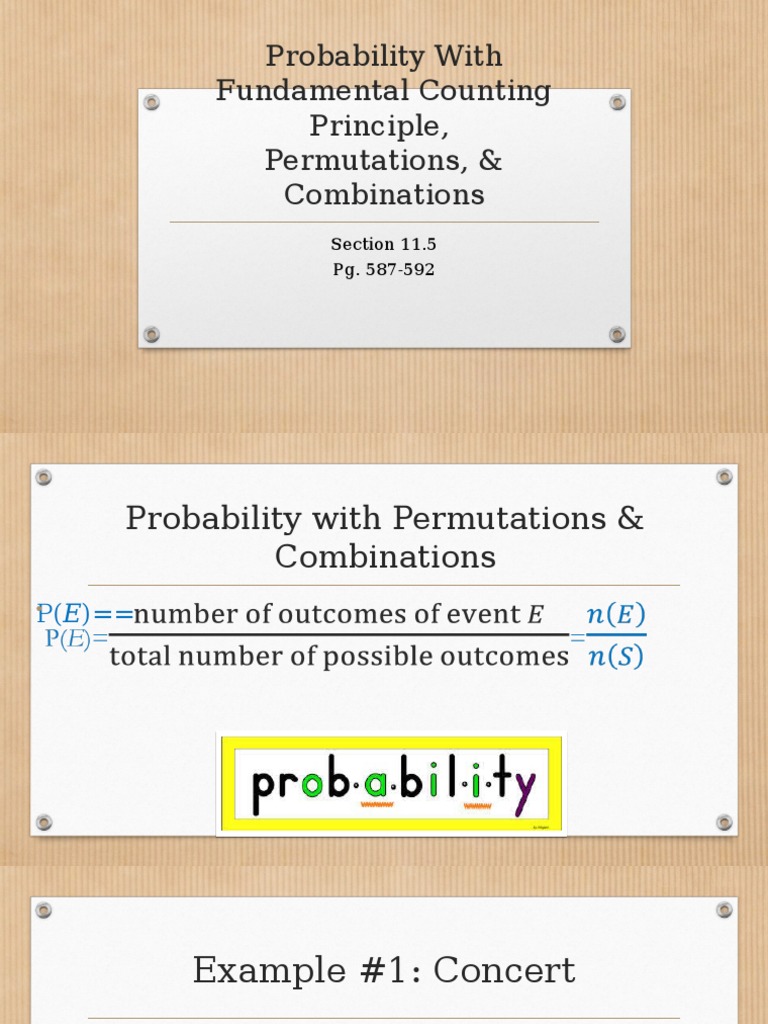 Probability and Counting Principles | PDF