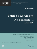 Plutarco No Banquete Obras Morais