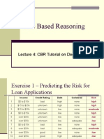 Case Based Reasoning: Lecture 4: CBR Tutorial On Decision Trees