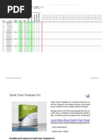 Gantt Chart Template