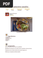 Salada de Pimentos Assados