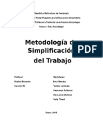 Metodologia de Simplificacion Del Trabajo