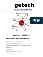 Ingetech - Servicios de Ingenieria en Almería - José Maria 637817965 Huercal-Overa