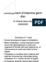 Development of Bilamina Germ Disc