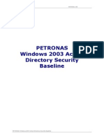 D30. Windows 2003 Active Directory Security Baselines