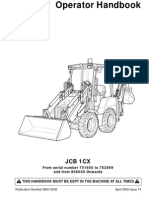 JCB 1CX Operators Manual