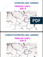  Microconstituyentes Hierro 100%