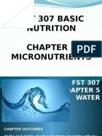 FST 307 Basic Nutrition Micronutrients