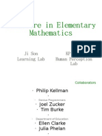Structure in Elementary Mathematics