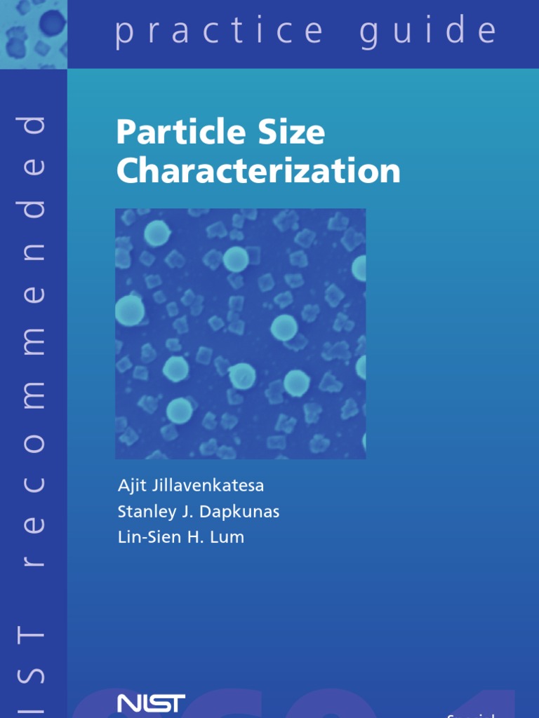 Particle Size Characterization | PDF | Scattering | Sampling (Statistics)