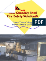 Most Commonly Cited Fire Safety Violations©